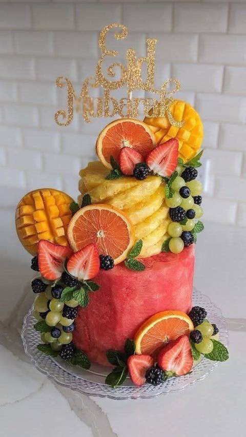 Pineapple Melon Cake
