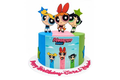 Power Puff Girls Cake