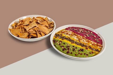 Rainbow Hummus