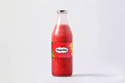 Raspberry Sorbet Mojito - 1 Liter