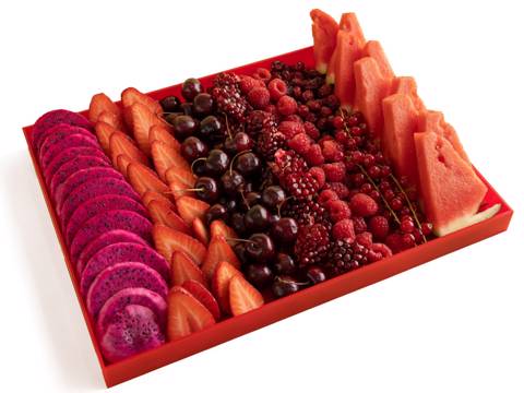 Red Fruit Tray