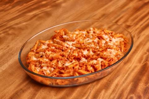 Red Pasta with Cheese