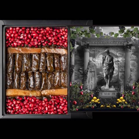 ٣٠ ورق عنب دبس الرمان