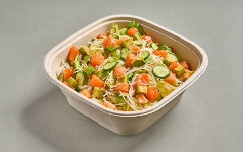 Salmon, Crab & Avocado Salad