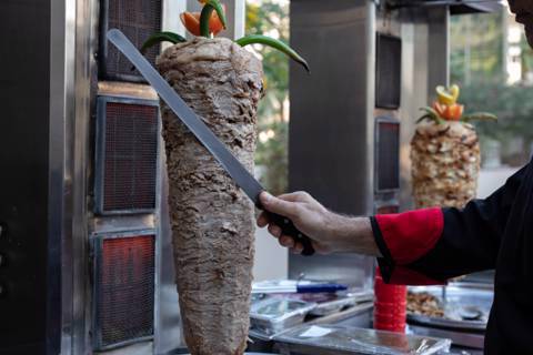 Live Shawarma Station for 10 Persons