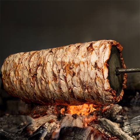 ستيشن شاورما علي الفحم ل٥٠ شخص