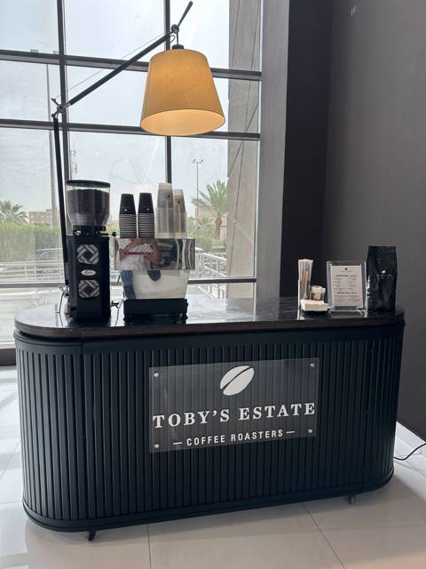 Black Coffee Booth for 150 Persons