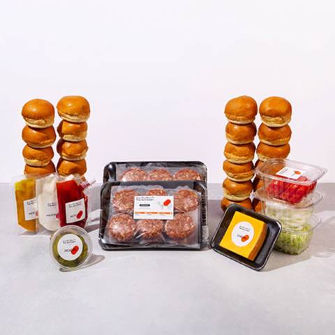 Slider Beef Burger Box