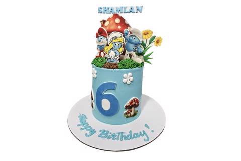 Smurfs Cake