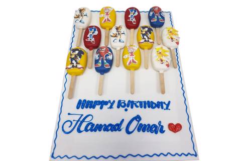 Sonic Cake Pops