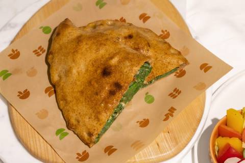 Spinach Salad Calzone