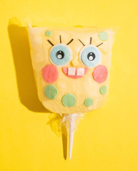 Sponge Bob Spun Art Puff