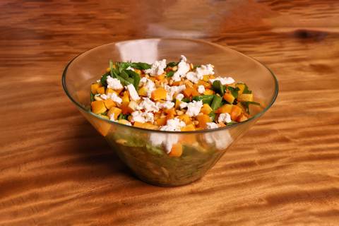 Squash Feta Salad