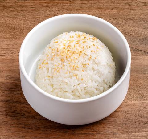 أرز أبيض مطهو بالبخار