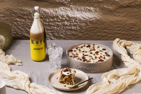 باقة ستيكي توفي سينامون رول وكوفي