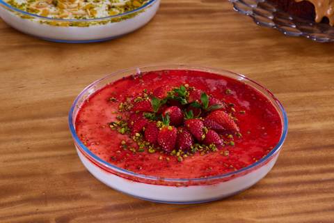 Ramadan Strawberry Mohalabiya