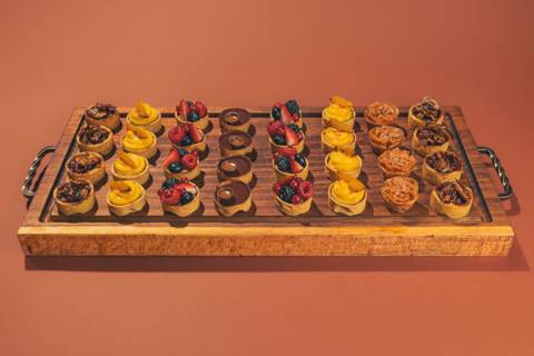 Mix Tart Canapes Board