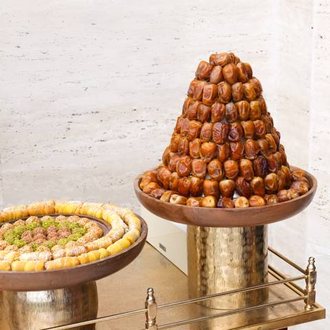 Sweets & Arabic Coffee Station for 35-75 Persons
