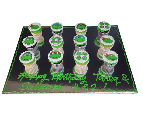 Ninja Turtle Cupcakes