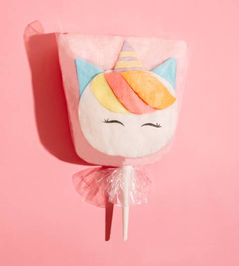 Unicorn Spun Art Puff