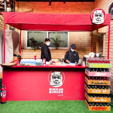 Burger Station for 30 Persons
