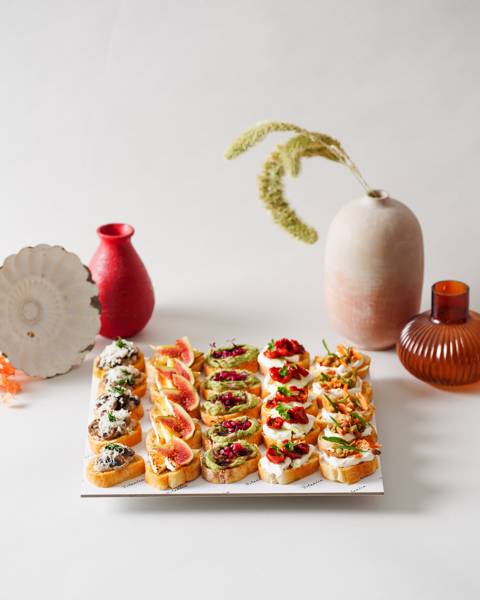 Vegetarian Bruschettas - Large