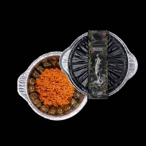 جدر نودلز وورق عنب مقرمش