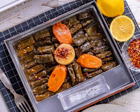 ورق عنب بالليمون حار