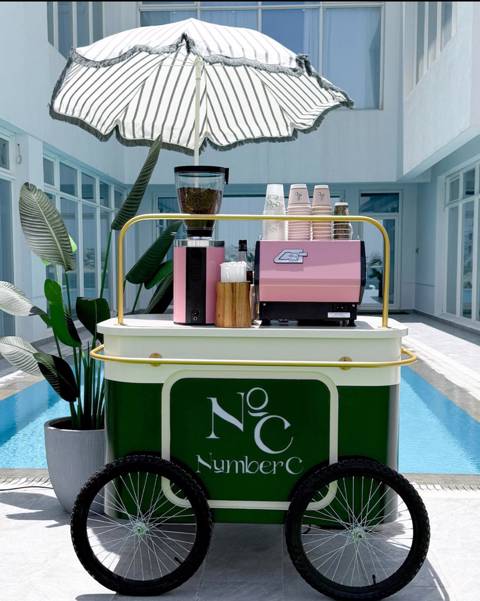 NumberC Coffee Cart