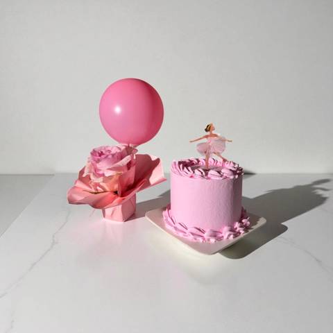 Pink Ballerina Cake