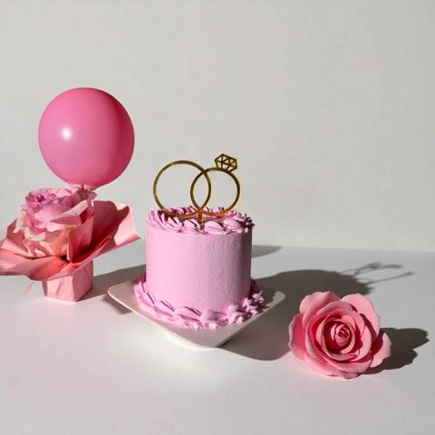 Pink Elegant Cake