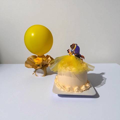 Beauty & the Beast Cake