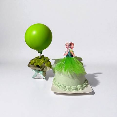 Elsa & Anna Celebration Cake