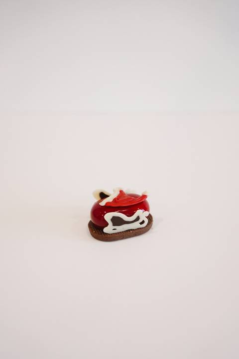 موس التوت والفستق