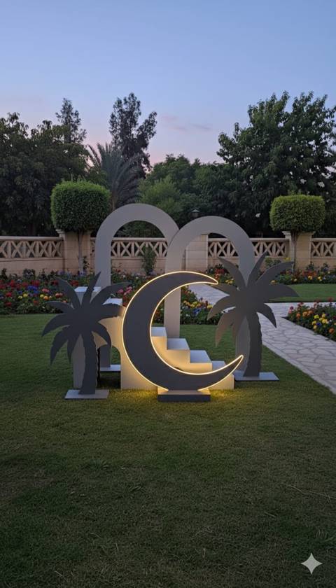 Ramadan Oasis Backdrop