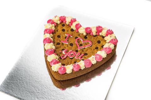 Big I Love You Cookie Cake