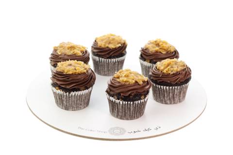 German Chocolate Cupcakes