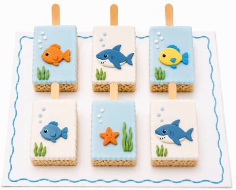 Sea Life Krispy Treats