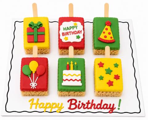 Happy Birthday Krispy Treats