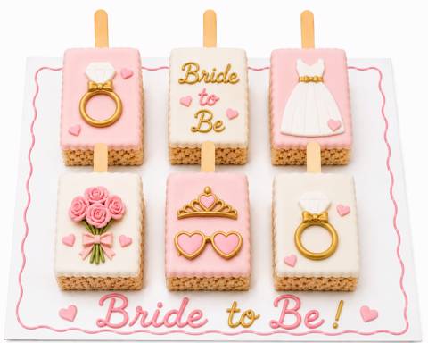 Bride to be Krispy Treats