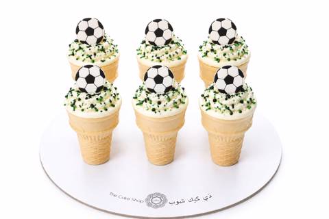 Football Waffle Cone