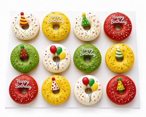 Happy Birthday Donuts
