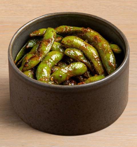 Lemon Garlic Edamame