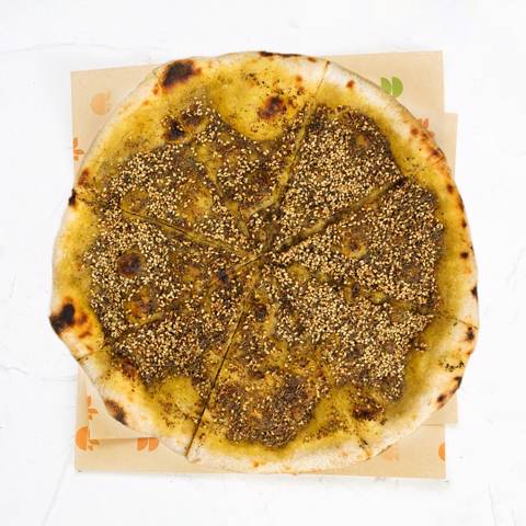 Zatar Pizza - White Sourdough